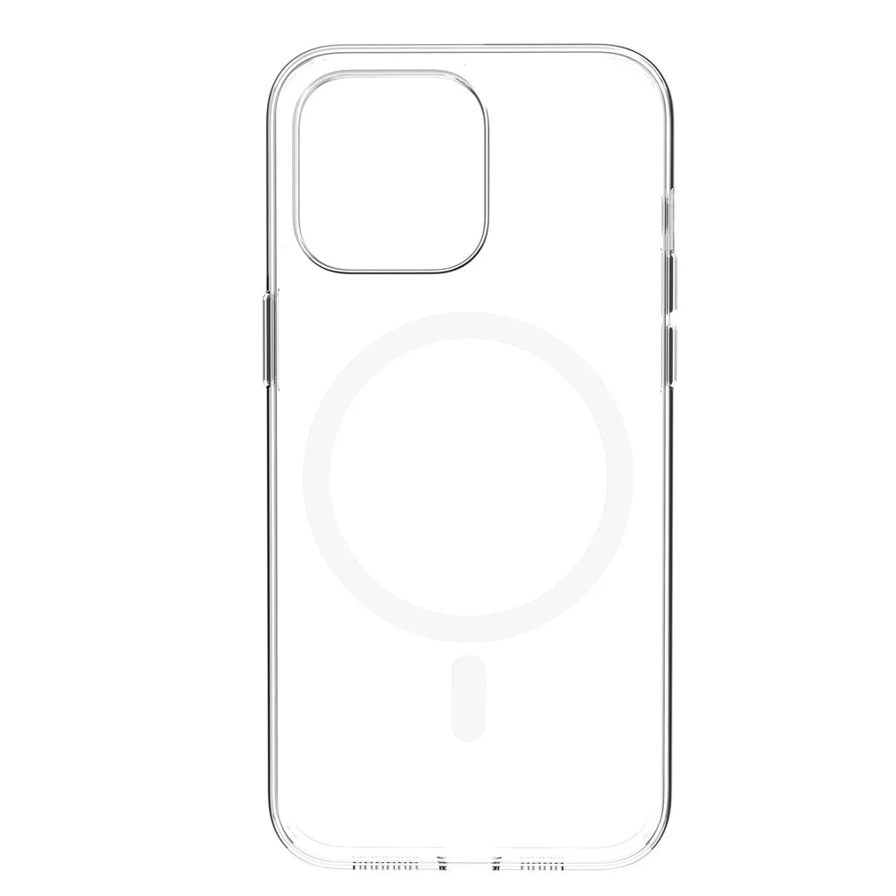 BENWIS For iPhone 13 Pro Crystal Clear Case Compatible with MagSafe Anti-drop TPU+PC Phone Cover - 1