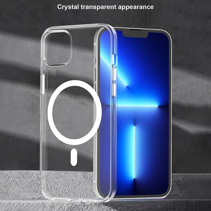 BENWIS PA-MCI For iPhone 14 / iPhone 13 6.1 inch Cover TPU+PC Clear Phone Case Compatible with MagSafe - 5