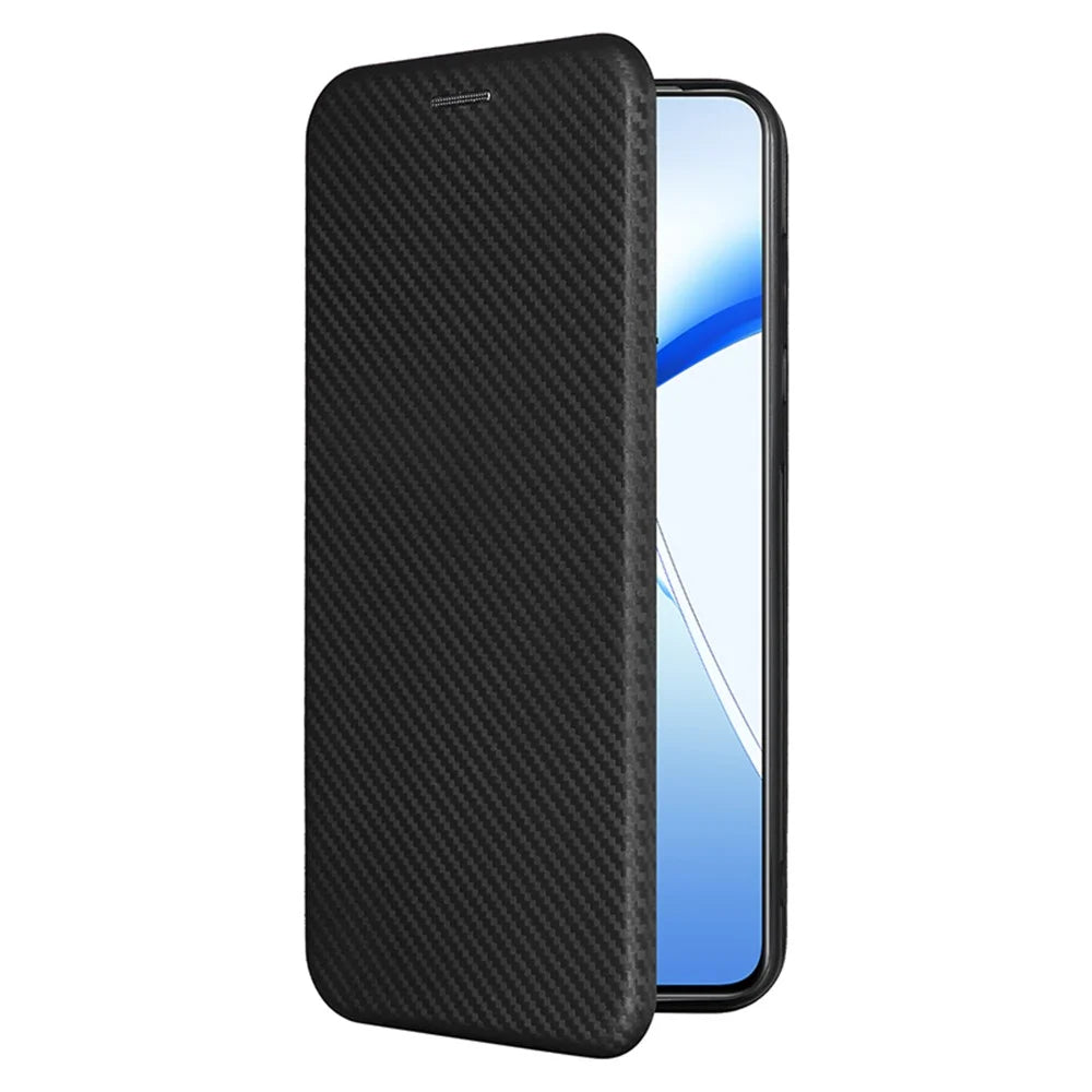 For OnePlus Nord CE4 5G Flip Case Magnetic PU Leather Phone Cover Card Slot - Black - 7