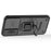 For Samsung Galaxy A15 4G / A15 5G Protective Case Slide Lens Cover PC+TPU Phone Shell - Black - 2