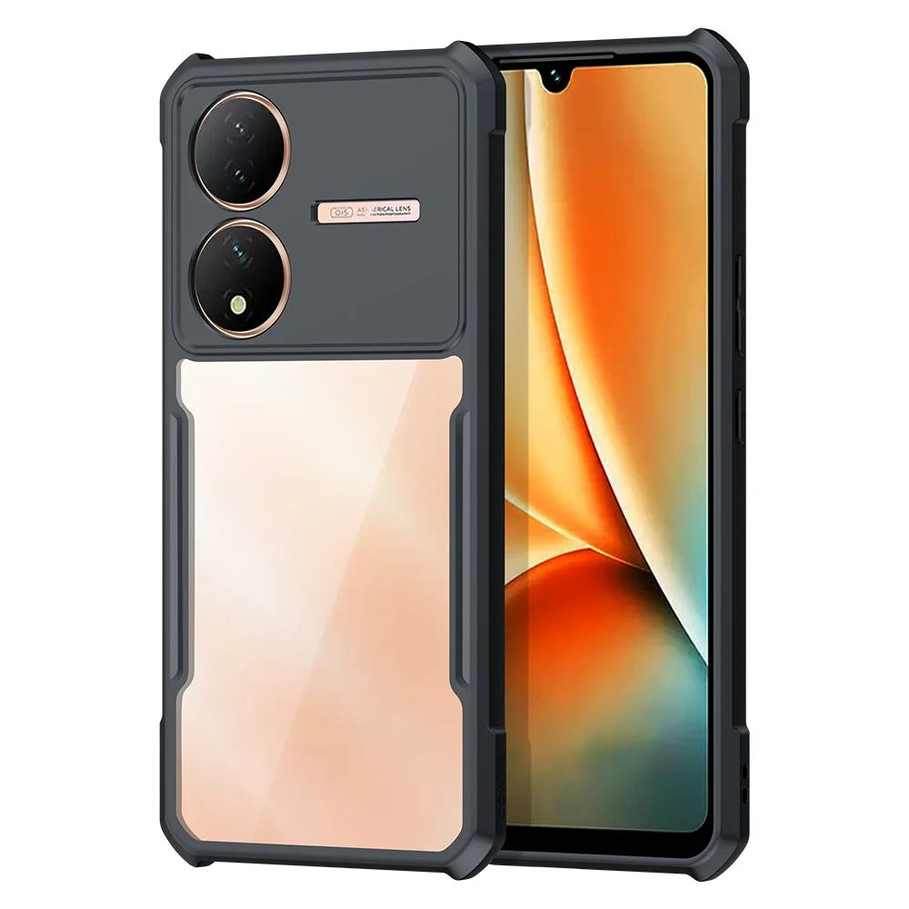 XUNDD For vivo Y100 5G Case Stylish TPU+Acrylic Drop Resistant Phone Cover - 1