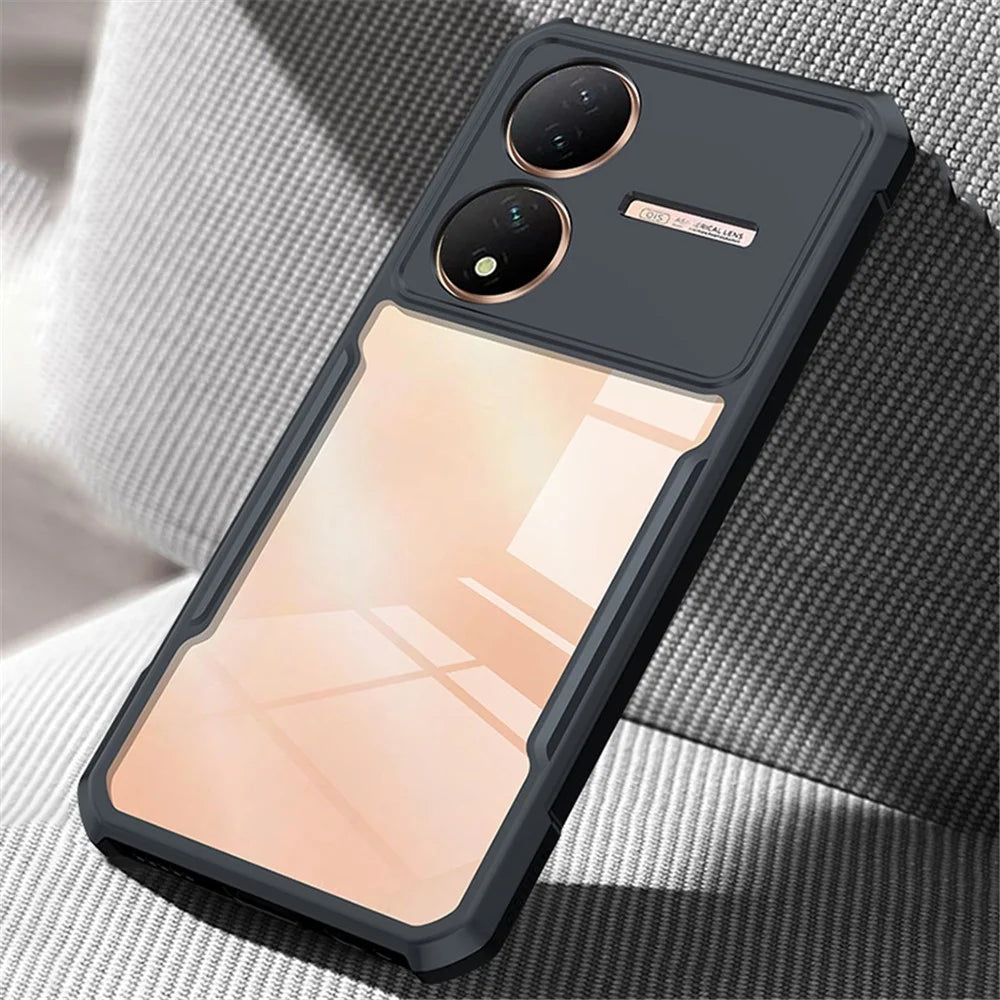 XUNDD For vivo Y100 5G Case Stylish TPU+Acrylic Drop Resistant Phone Cover - 3