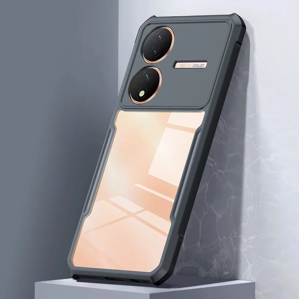 XUNDD For vivo Y100 5G Case Stylish TPU+Acrylic Drop Resistant Phone Cover - 4