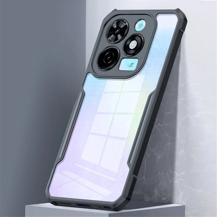XUNDD For TECNO Spark 20C Case Shockproof TPU+Acrylic Slim Phone Cover - 4
