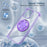 For iPhone 12 / 12 Pro Case Compatible with MagSafe Rotating Kickstand TPU+PC Phone Cover - Transparent Purple - 3