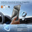 For iPhone 12 Pro Max Magnetic Case Anti-drop TPU+PC Kickstand Phone Cover - Transparent Black - 7