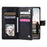 Style 012 for iPhone 11 Leather Case with Wrist Strap Rhombus Glitter Zipper Pocket Phone Cover - Black - 2