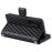 Style 012 for Samsung Galaxy S23+ Wallet Case Rhombus Imprinted PU Leather Flip Phone Cover - Black - 3