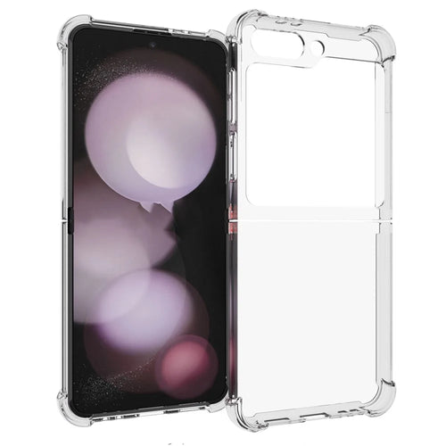 Phone Case for Samsung Galaxy Z Flip7 FE 5G / Z Flip6 5G TPU Case Anti-Drop Four Corner Airbag Phone Cover - 1