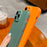 For iPhone 15 Pro Max Case Rubberized Hard PC Phone Cover Skin-touch Feeling - Orange - 4