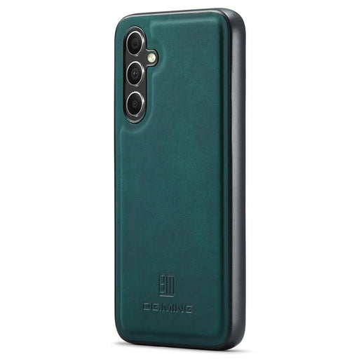 DG.MING For Samsung Galaxy A35 5G Case Leather+PC+TPU Anti-Drop Phone Cover - Green - 2