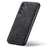 DG.MING For Samsung Galaxy A15 4G / A15 5G Case Drop-Resistant Leather Coated PC+TPU Phone Cover - Black - 5