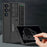 For Samsung Galaxy S24 Ultra Case Wristband Design Ultra Thin PU Leather+PC Phone Cover - Black - 2