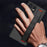 For Samsung Galaxy S24 Ultra Case Wristband Design Ultra Thin PU Leather+PC Phone Cover - Black - 3