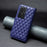 BINFEN COLOR BF Style-14 For TCL 50 SE Wallet Case Rhombus Grid PU Leather Phone Cover - Dark Blue - 7