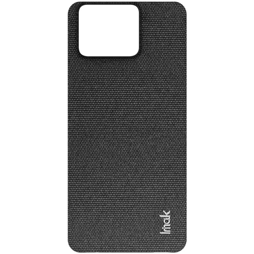 IMAK Ruiyi Series for Asus Zenfone 11 Ultra 5G Case Fabric Texture Leather+PC Phone Back Cover - Black - 5