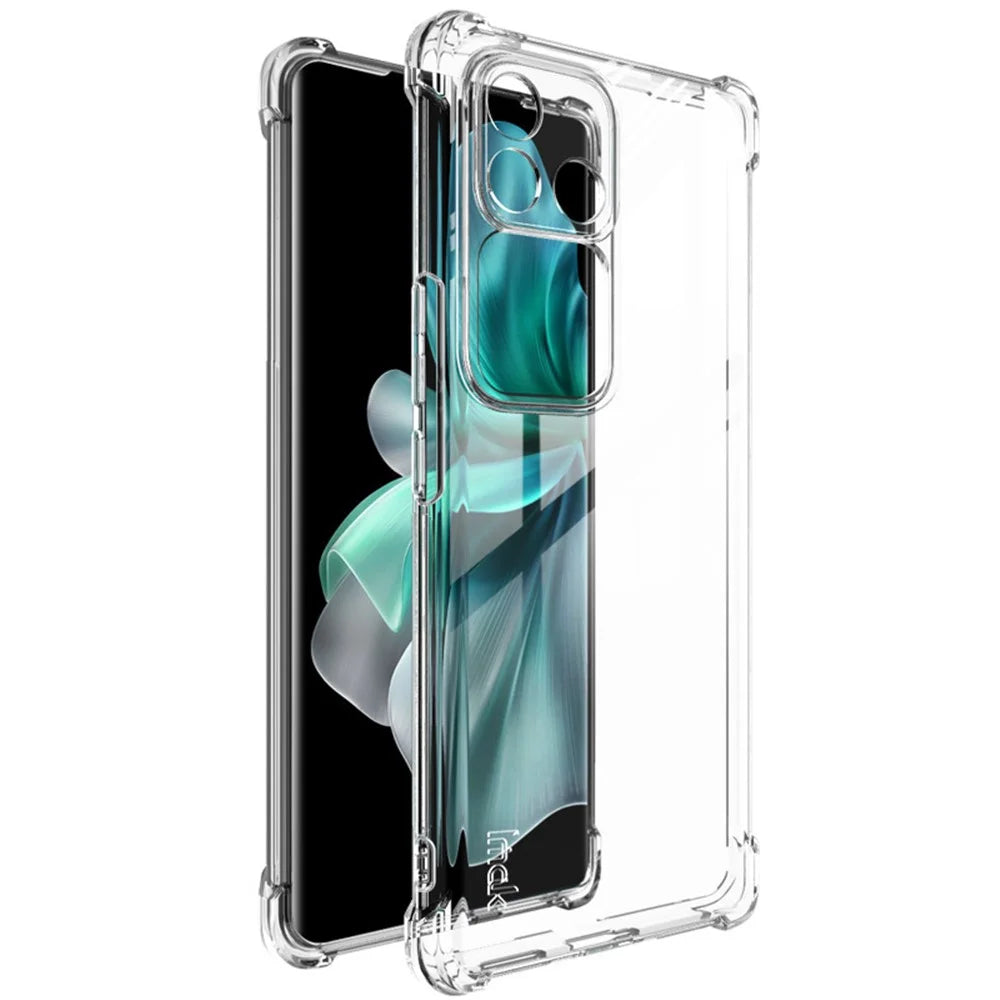 IMAK For vivo V30 Pro 5G / S18 Pro 5G Case Reinforced Corners Protection TPU Phone Cover - Transparent - 1