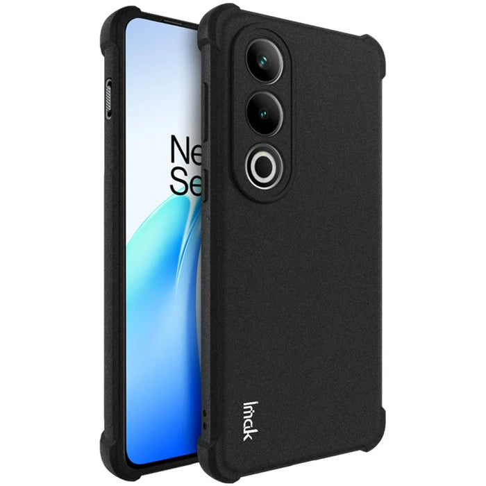 IMAK For OnePlus Ace 3V 5G Case Drop-proof Soft TPU Matte Phone Cover - Black - 1