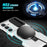 For Samsung Galaxy S24+ Case Slide Lens Window Kickstand Protective Cover Magnetic Case - Black  /  White - 4