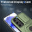For Samsung Galaxy A35 5G Case with Slide Camera Cover TPU+PC Phone Protector - Green - 3