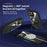 For iPhone 13 Pro Max Phone Cases PC+TPU Kickstand Back Cover Compatible with MagSafe - Dark Blue - 2