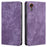 For Samsung Galaxy Xcover7 Case RFID Blocking Wallet PU Leather Stand Phone Cover - Purple - 1