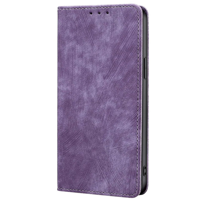 For Samsung Galaxy Xcover7 Case RFID Blocking Wallet PU Leather Stand Phone Cover - Purple - 6