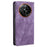 For Realme GT5 Pro 5G RFID Blocking Wallet Mobile Phone Case PU Leather Cover - Purple - 7