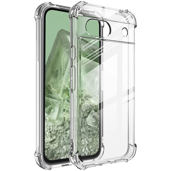 IMAK For Google Pixel 8a Case Airbag Drop Impact TPU Phone Cover - Transparent - 1