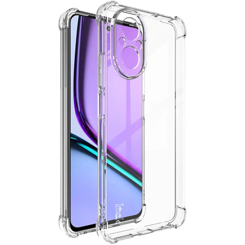 IMAK For Realme C67 4G TPU Case Reinforced Corners Anti-drop Phone Cover - Transparent - 1