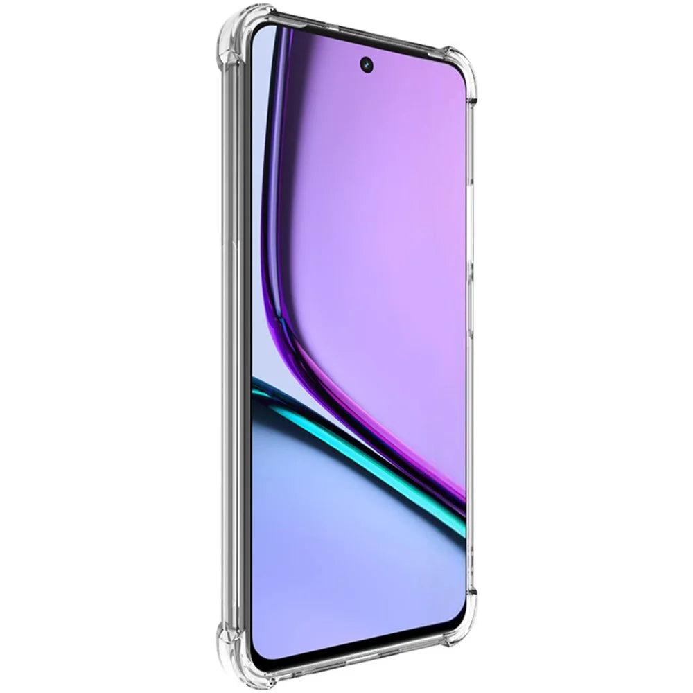 IMAK For Realme C67 4G TPU Case Reinforced Corners Anti-drop Phone Cover - Transparent - 3