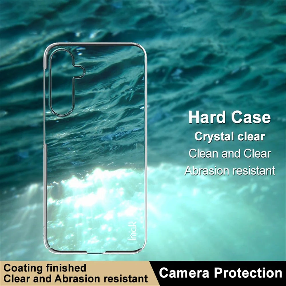 IMAK Crystal Case II Pro for Samsung Galaxy A55 5G Clear Case Anti-Scratch PC Hard Phone Cover - 4