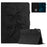 For iPad Air (2013) / Air 2 / iPad 9.7-inch (2017) / (2018) Case Card Slots Stand Leather Tablet Cover - Black - 1