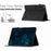 For iPad Air (2013) / Air 2 / iPad 9.7-inch (2017) / (2018) Case Card Slots Stand Leather Tablet Cover - Black - 6