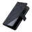For Samsung Galaxy A34 5G Phone Case Anti-Scratch PU Leather Wallet Phone Stand Cover - Black - 4