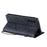 For Samsung Galaxy A55 5G Shockproof Phone Stand Cover PU Leather Wallet Imprinted Line Case - Black - 3