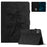 For Lenovo Tab M11 / Xiaoxin Pad 11 2024 TB-331FC Tablet Case Coconut Tree Imprinted Card Holder Leather Cover - Black - 1