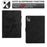 For Lenovo Tab M11 / Xiaoxin Pad 11 2024 TB-331FC Tablet Case Coconut Tree Imprinted Card Holder Leather Cover - Black - 6