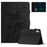 For Lenovo Tab M9 TB-310FU Case Card Slots PU Leather Coconut Tree Imprinted Tablet Cover Auto Wake / Sleep - Black - 1