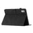 For Lenovo Tab M9 TB-310FU Case Card Slots PU Leather Coconut Tree Imprinted Tablet Cover Auto Wake / Sleep - Black - 4