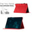 For Lenovo Tab M10 (Gen 3) Case Auto Sleep / Wake PU Leather Coconut Tree Pattern Tablet Cover - Red - 5