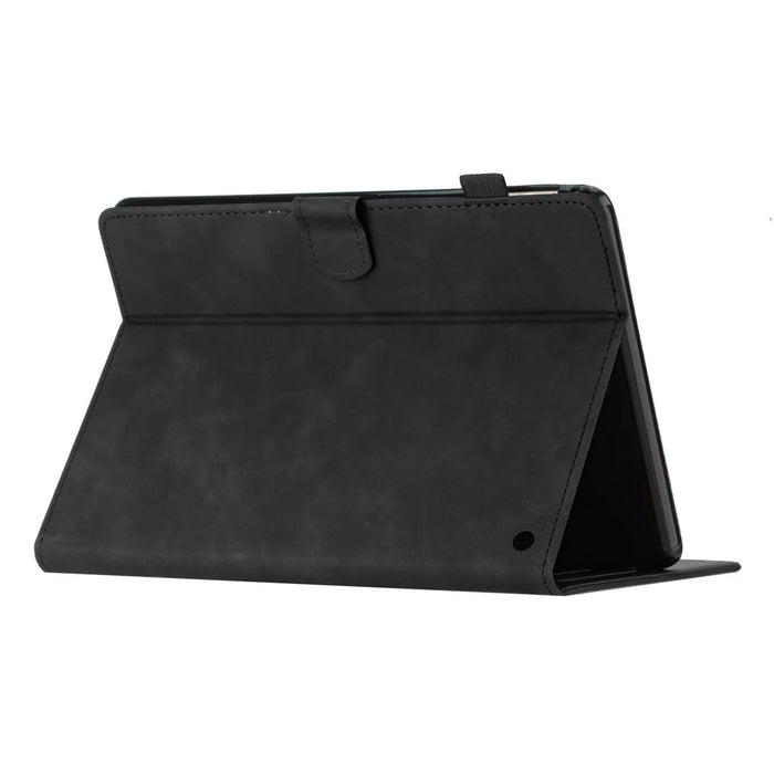 For Amazon Fire HD 10 (2021) / (2023) / Fire HD 10 Plus (2021) / (2023) Case Smart PU Leather Coconut Tree Tablet Cover - Black - 4