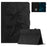 For Amazon Fire Max 11 Case PU Leather Viewing Stand Coconut Tree Tablet Cover with Card Holder - Black - 1