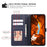 R20 for iPhone 14 Plus Wallet Case PU Leather Splicing Rhombus Cell Phone Cover - Blue - 5