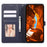 R20 for iPhone 14 Pro Max Case Splicing Imprinted Rhombus Anti-scratch Leather Phone Cover - Blue - 2