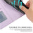 R20 for iPhone 12 / 12 Pro Case Folio PU Leather Splicing Rhombus Wallet Phone Cover - Purple - 6