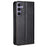 For Samsung Galaxy S24+ Case Card Slots PU Leather Magnetic Phone Cover - Black - 7