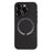 For iPhone 13 Pro Magnetic Phone Case Anti-Scratch TPU+PU Leather Phone Cover - Black - 1
