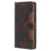 For Infinix Hot 40i Wallet Case Straw Hat Pattern Stand Leather Phone Cover - Brown - 7