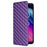 For TCL 50 5G Wallet Case Rhombus Pattern Magnetic Closing Leather Phone Cover - Purple - 5